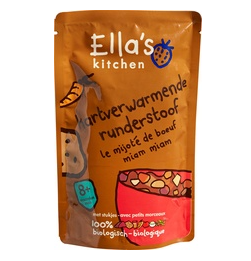 Knijp runderstoof wortel 8m van Ella`s kitchen, 7 x 190 g